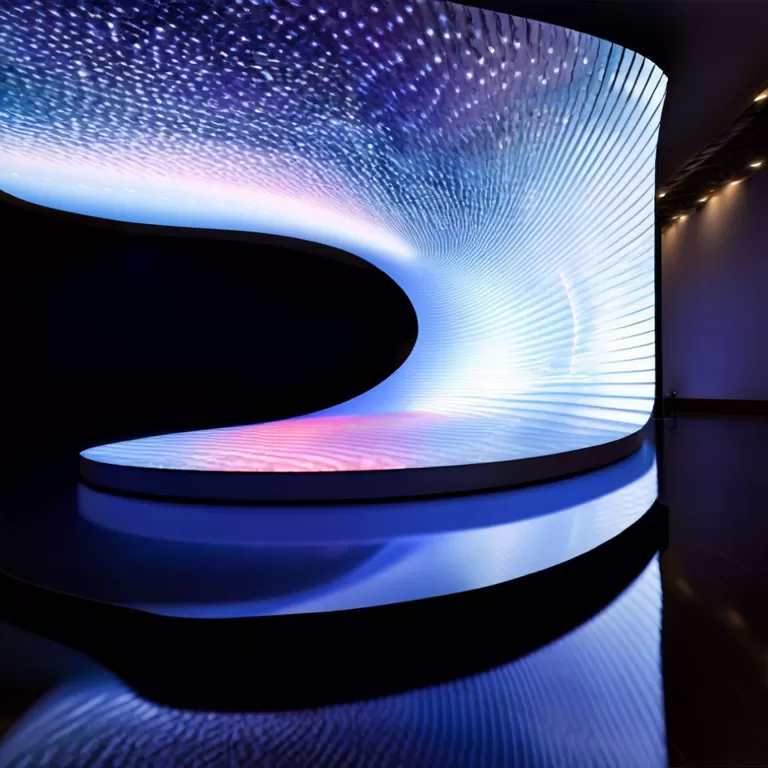 Creative Installations Using Ultra Thin Flexible LED Screen