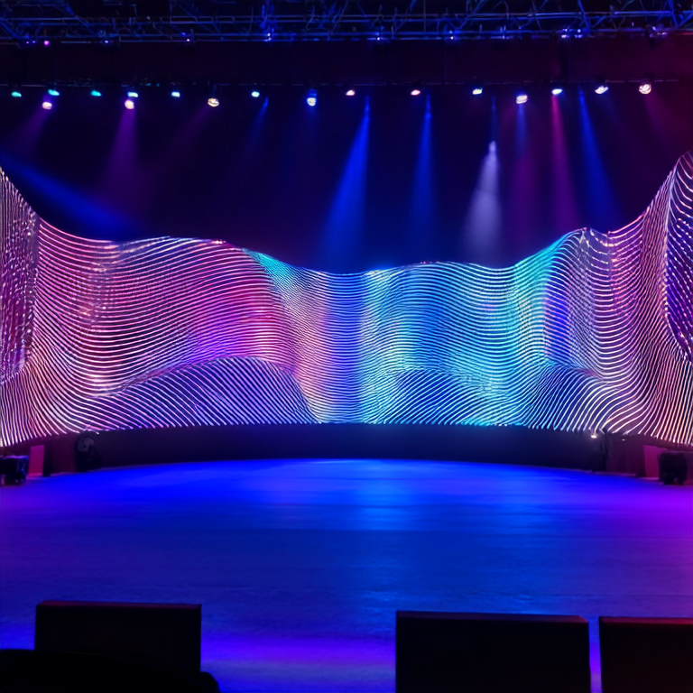 Flexible LED Display Installation