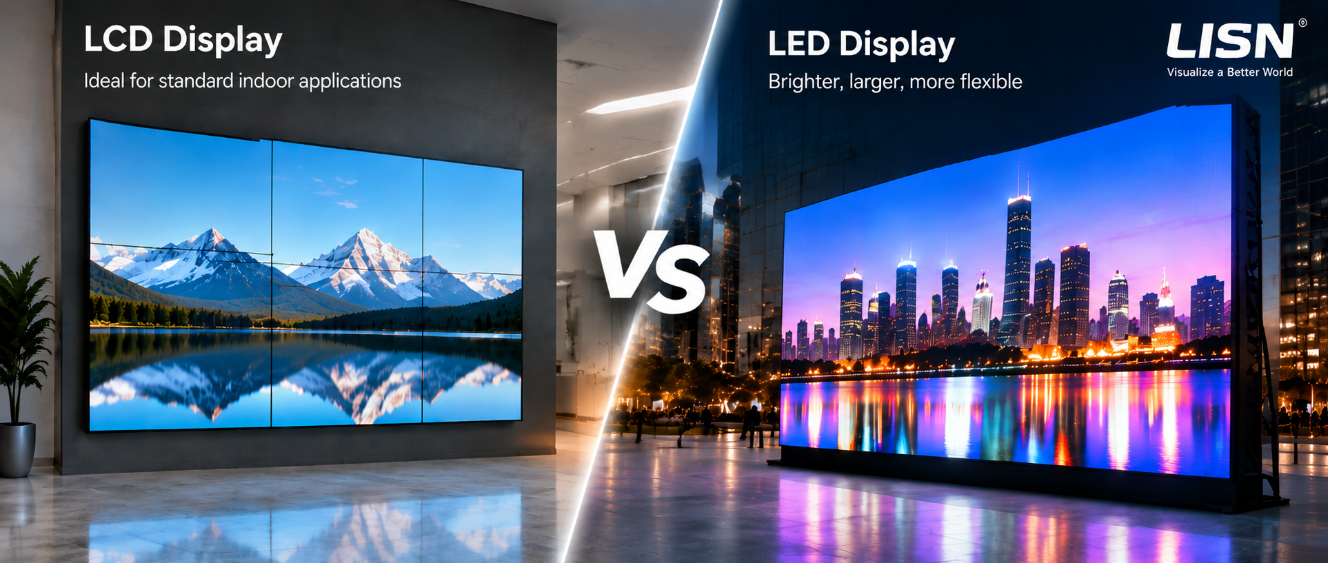 LED Display vs LCD Display: Differences
